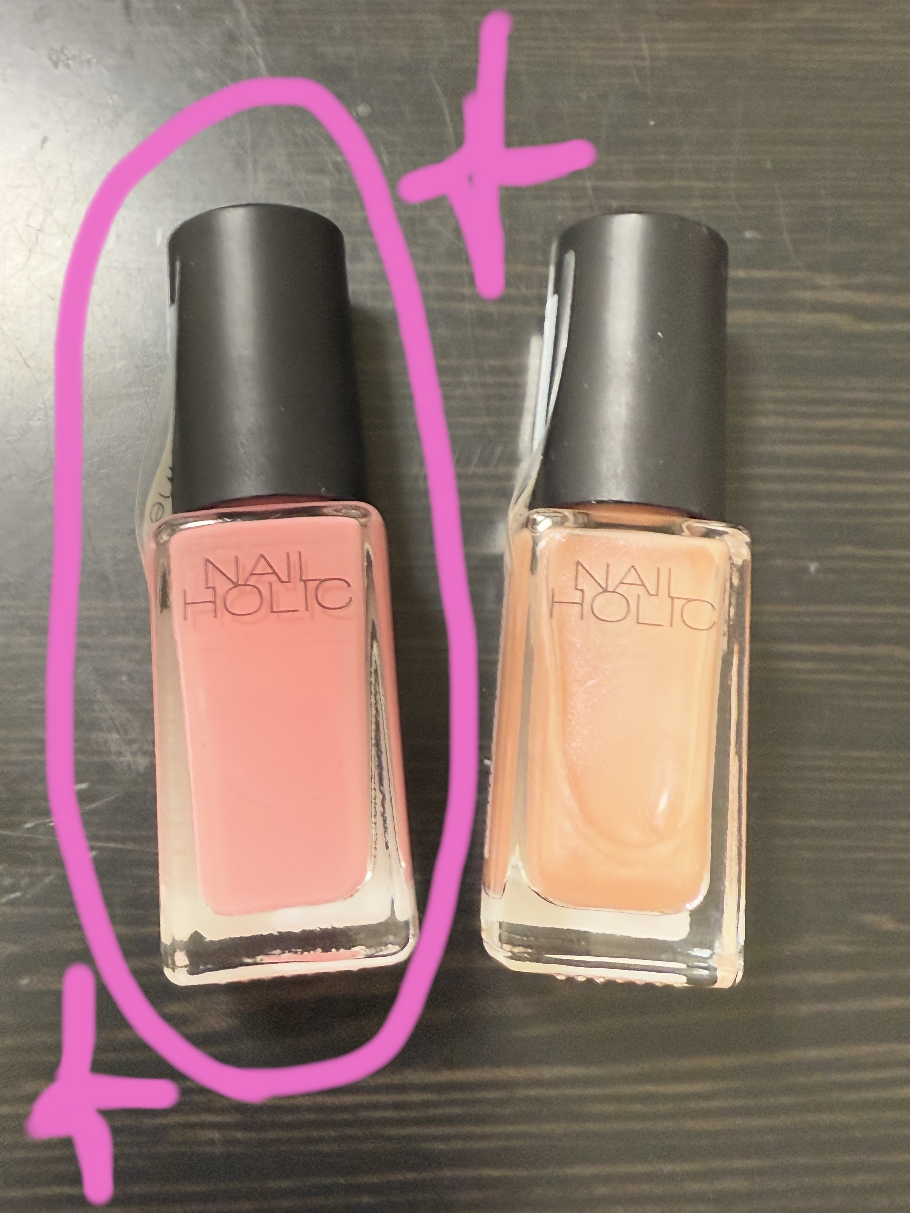 ネイルホリック PK824/ネイルホリック/マニキュアを使ったクチコミ（1枚目）