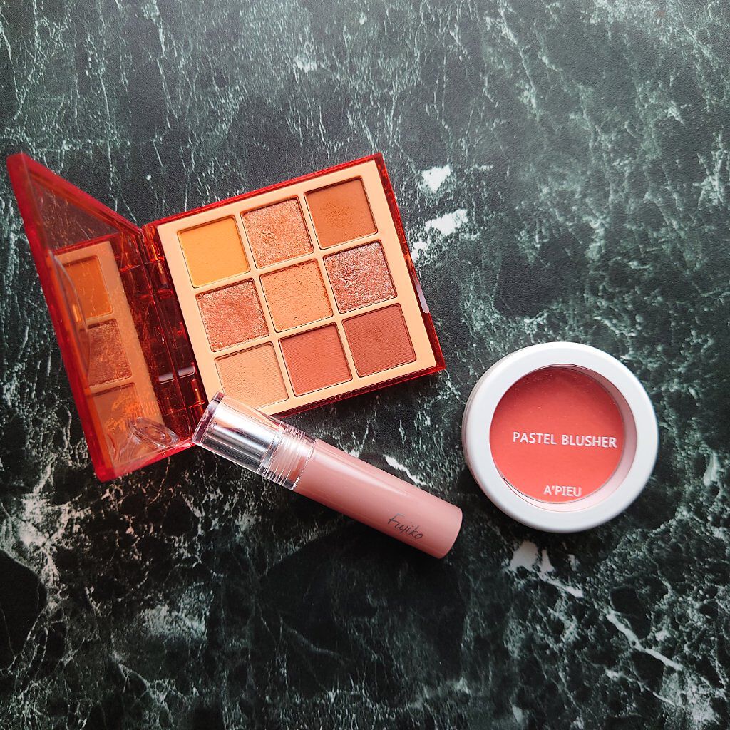 ジューシーオレンジパレット/innisfree/アイシャドウパレットを使ったクチコミ（3枚目）