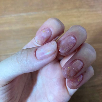 ジェルネイル 44.スパークリングゴールド/ジェルミーワン/ジェルネイルの画像