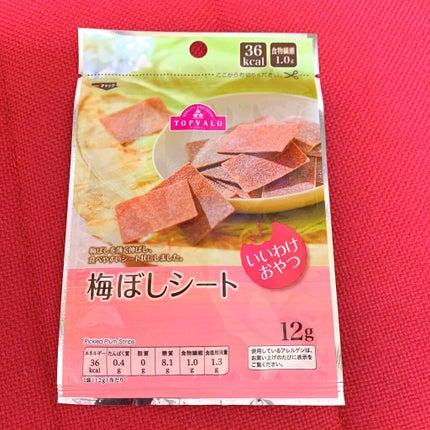梅ぼしシート/トップバリュ/食品を使ったクチコミ(1枚目)