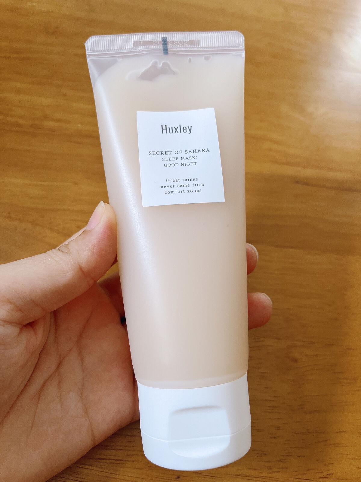 スリープマスク；グッドナイト/Huxley/洗い流すパック・マスクを使ったクチコミ（2枚目）