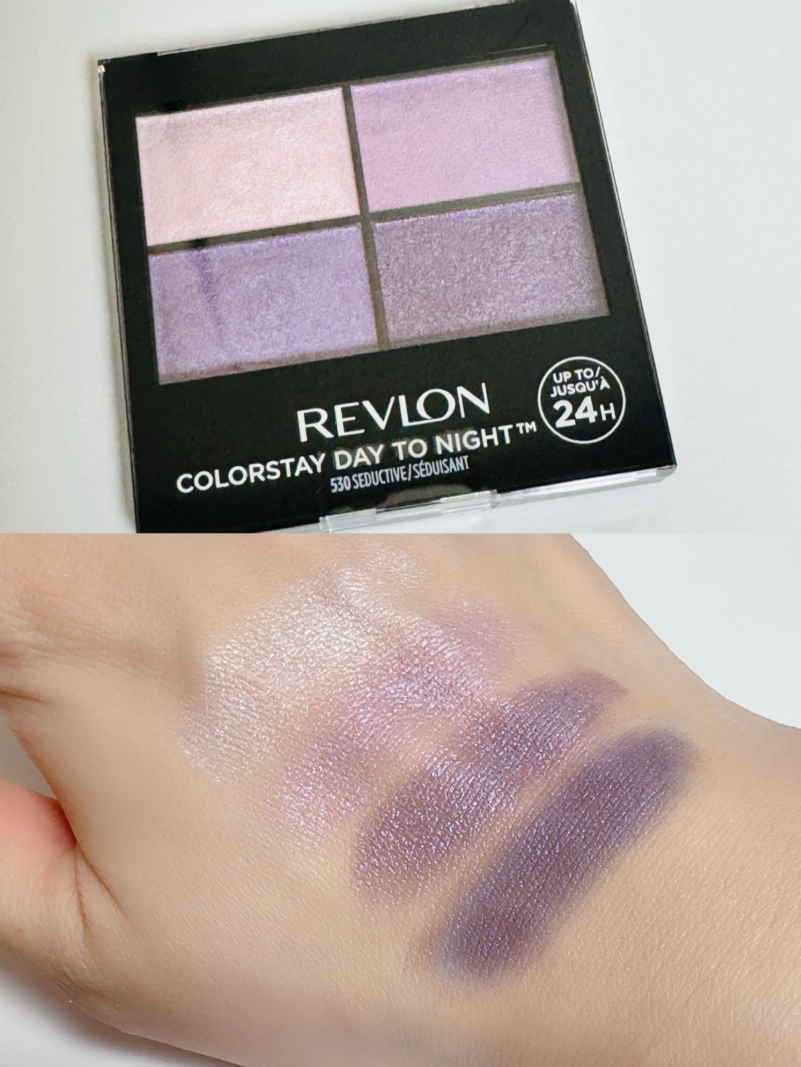 レブロン カラーステイ デイ トゥ ナイト アイシャドウ クアッド/REVLON/アイシャドウパレットを使ったクチコミ（3枚目）