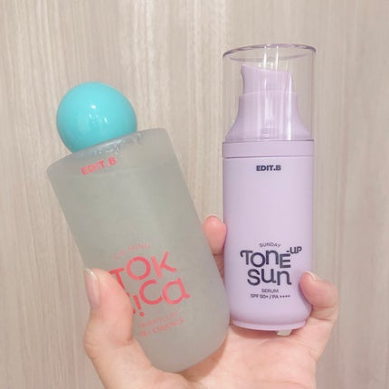 サンデートーンアップサンセラム/EDIT.B/美容液を使ったクチコミ(2枚目)