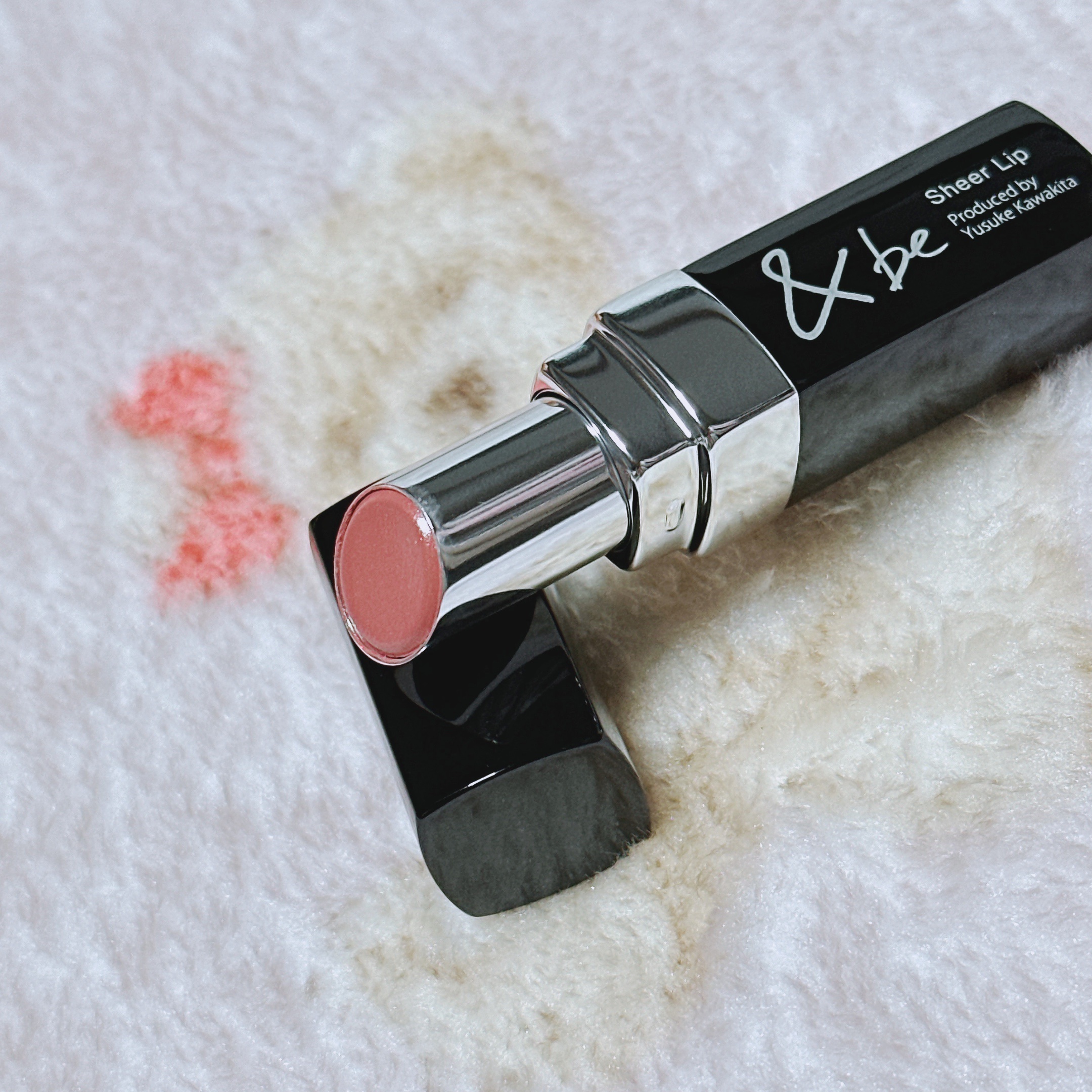 ＆be シアーリップ ネイキッドピンク/＆be/口紅を使ったクチコミ（2枚目）