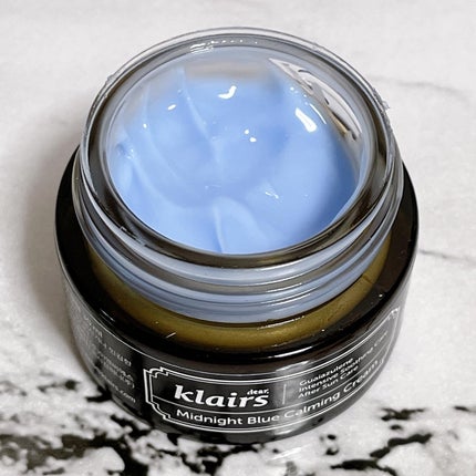 ミッドナイトブルーカーミングクリーム/Klairs/フェイスクリームを使ったクチコミ(3枚目)