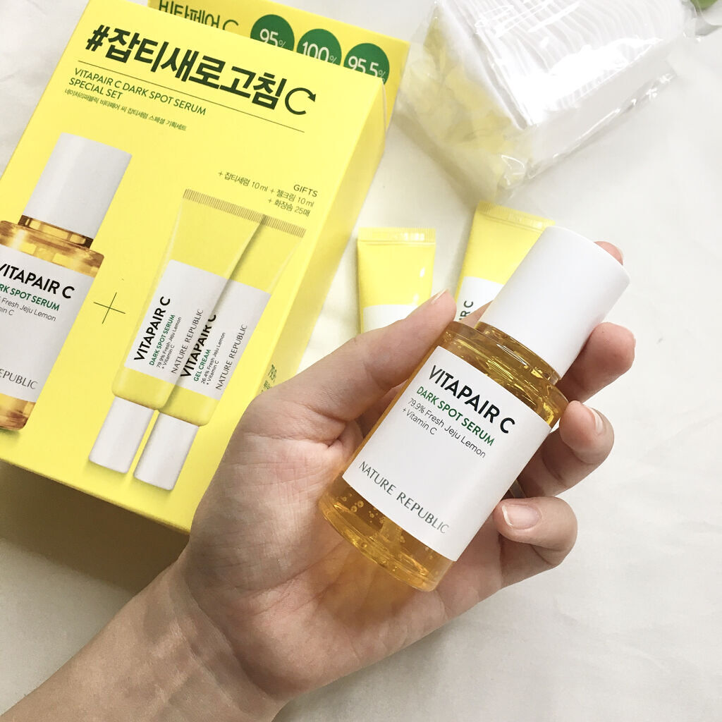 ビタペアC 集中美容液スペシャルセット/ネイチャーリパブリック/美容液を使ったクチコミ（2枚目）