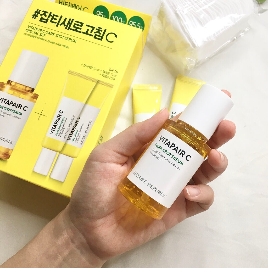 ビタペアC 集中美容液スペシャルセット/ネイチャーリパブリック/美容液を使ったクチコミ(2枚目)