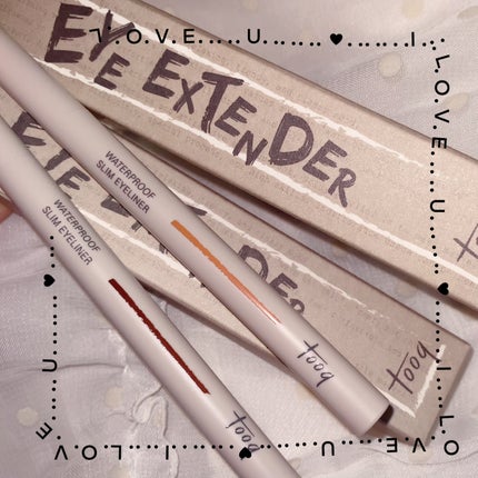 ウォータープルーフ スリム アイライナー/Tooq/ジェルアイライナーを使ったクチコミ(4枚目)