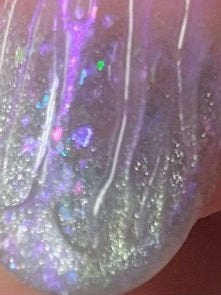 おたゆ!🫦 on LIPS 「ニューセルフネイル♥ちょっと闇を感じるようなグレーベースできゅ..」(5枚目)