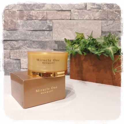 ミラクルワン リッチ&リフト/RF28/オールインワン化粧品を使ったクチコミ(1枚目)