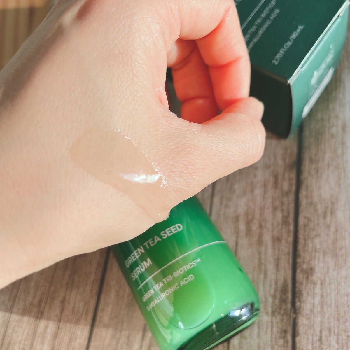 グリーンティーシード セラム N/innisfree/美容液を使ったクチコミ(2枚目)