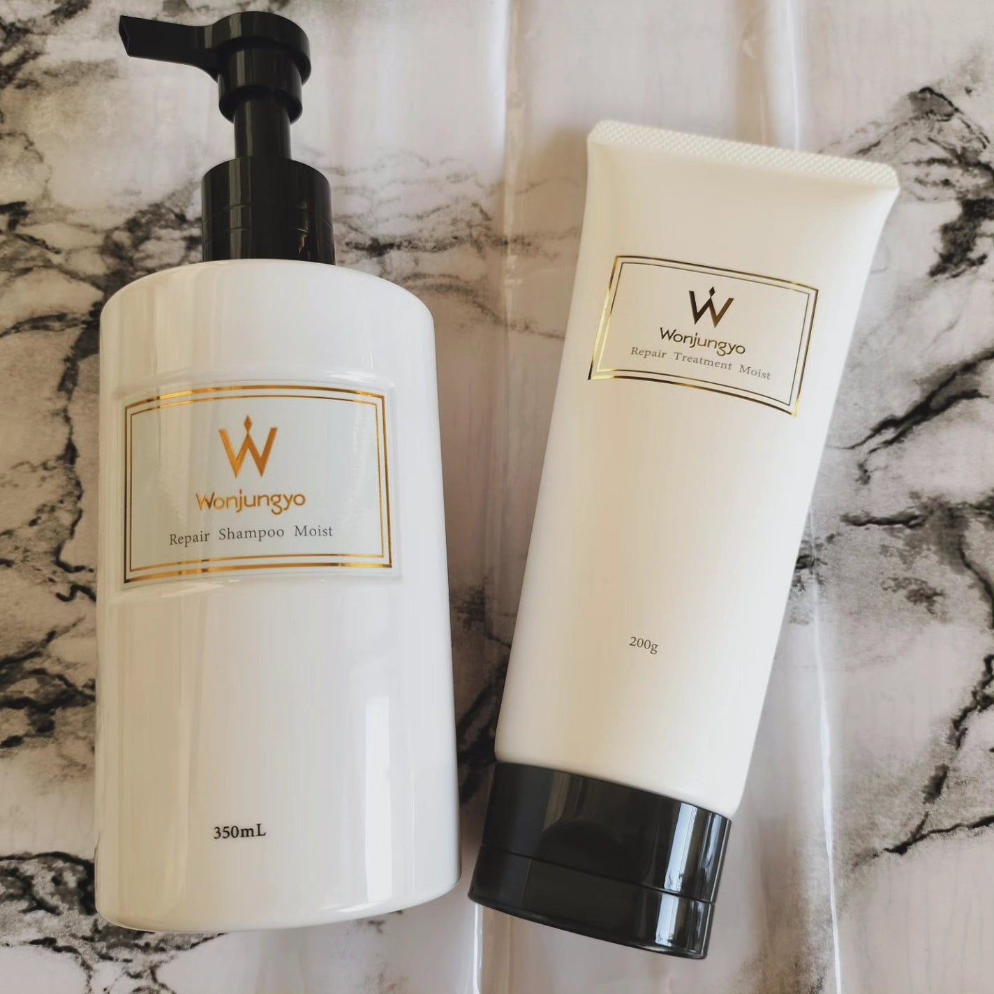 ウォンジョンヨ リペアシャンプー モイスト/リペアトリートメント モイスト/Wonjungyo/市販シャンプーを使ったクチコミ(1枚目)