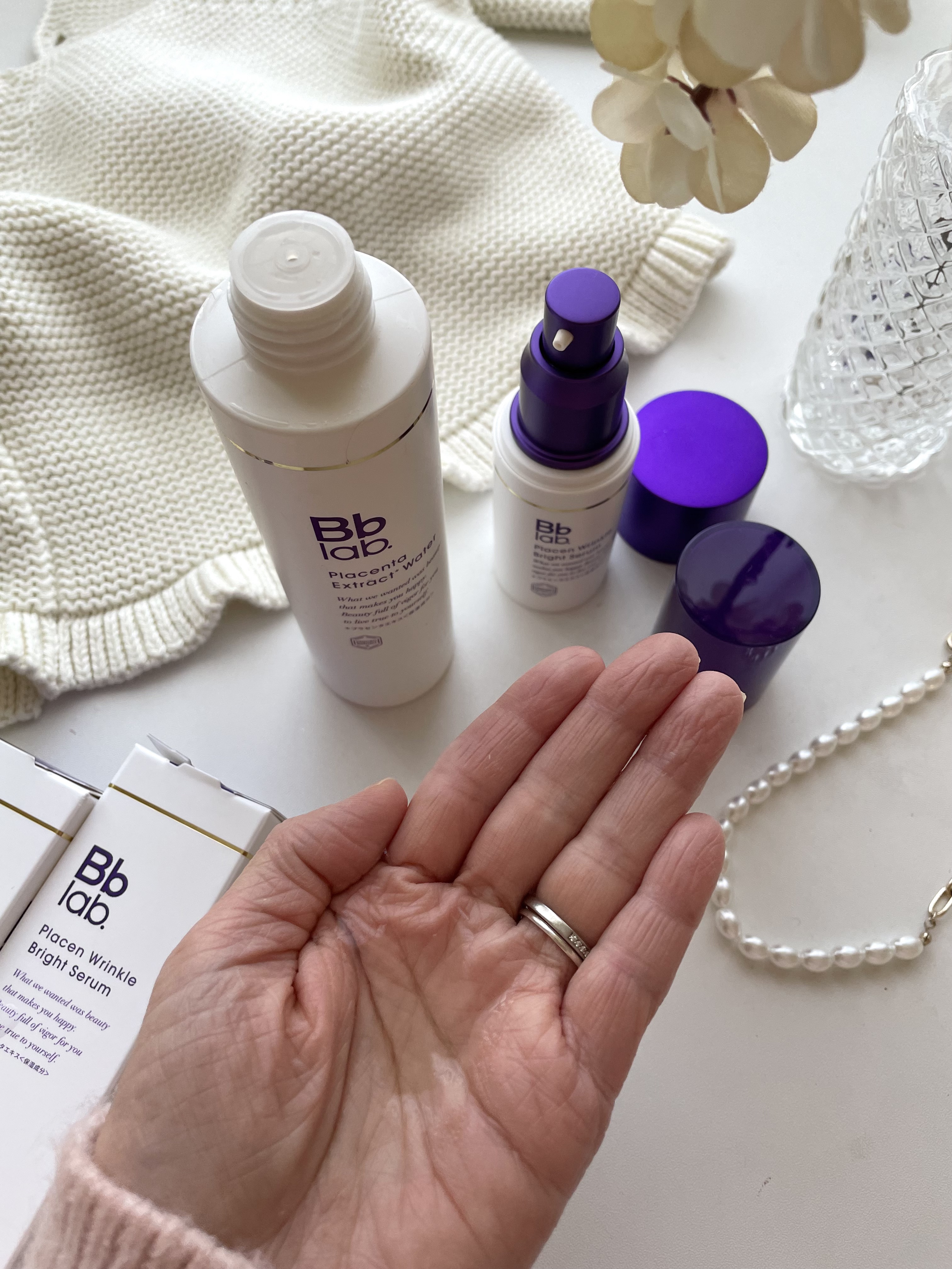 プラセンリンクルブライトセラム/Bb lab./美容液を使ったクチコミ（2枚目）