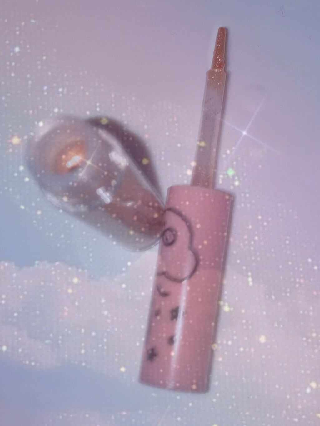 シュガー トゥインクル リキッド グリッター/PERIPERA/グリッターを使ったクチコミ（3枚目）