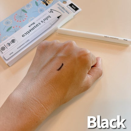 リキッドアイライナー/ルルズコスメティコ/リキッドアイライナーを使ったクチコミ(6枚目)