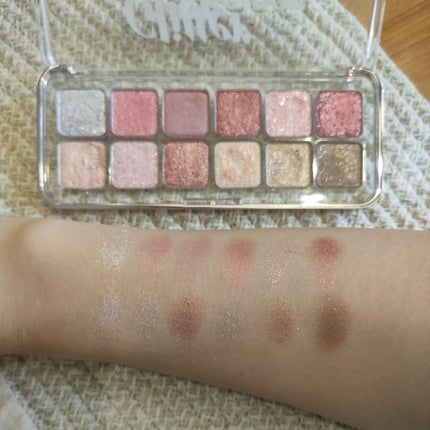 プロ アイ パレット エアー 100 グリッターシャワー(GLITTER SHOWER)/CLIO/アイシャドウパレットを使ったクチコミ(1枚目)