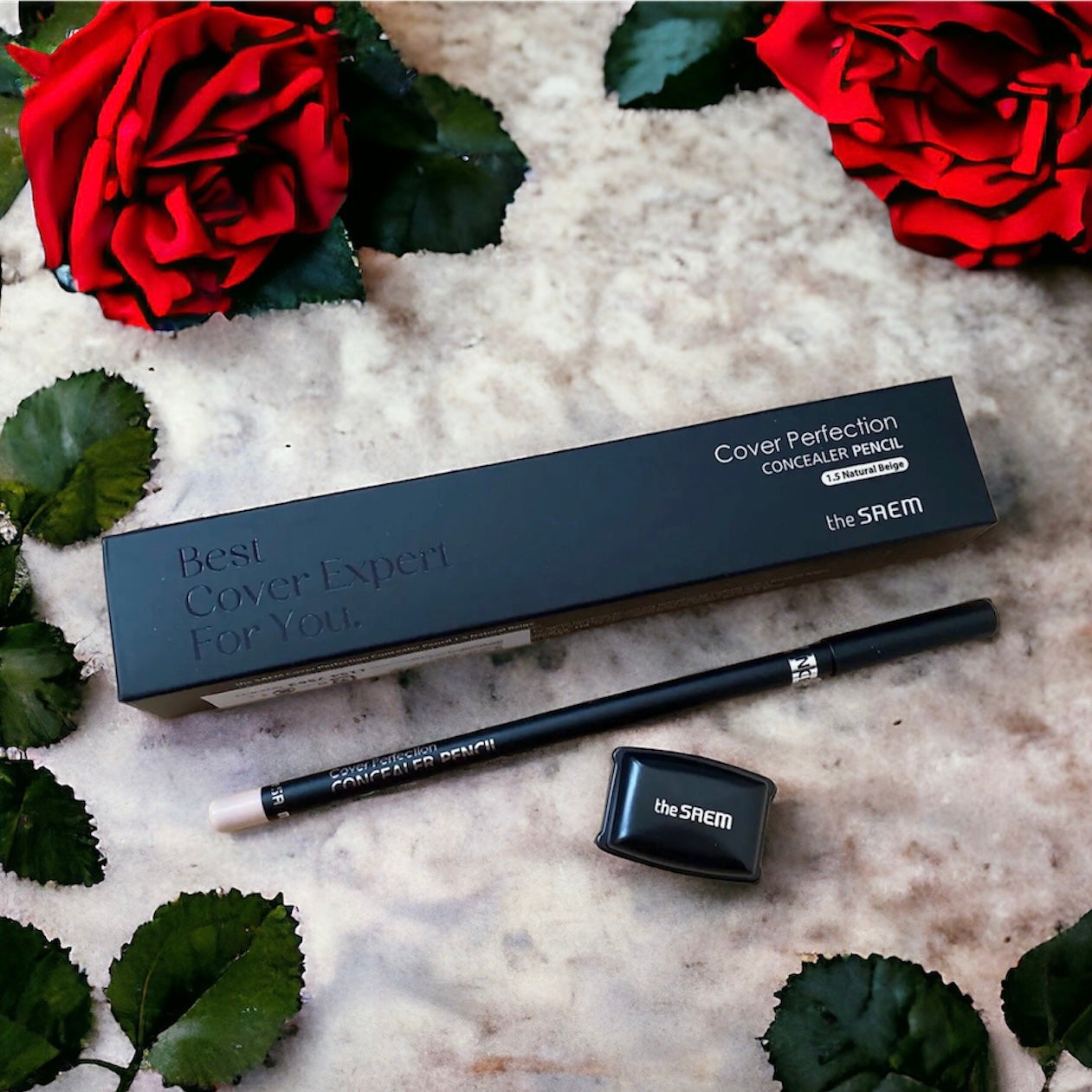カバーパーフェクション コンシーラー ペンシル/the SAEM/ペンシルコンシーラーを使ったクチコミ(2枚目)