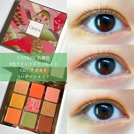 長相思シリーズ 9色アイシャドウパレット/CATKIN/アイシャドウパレットを使ったクチコミ(1枚目)