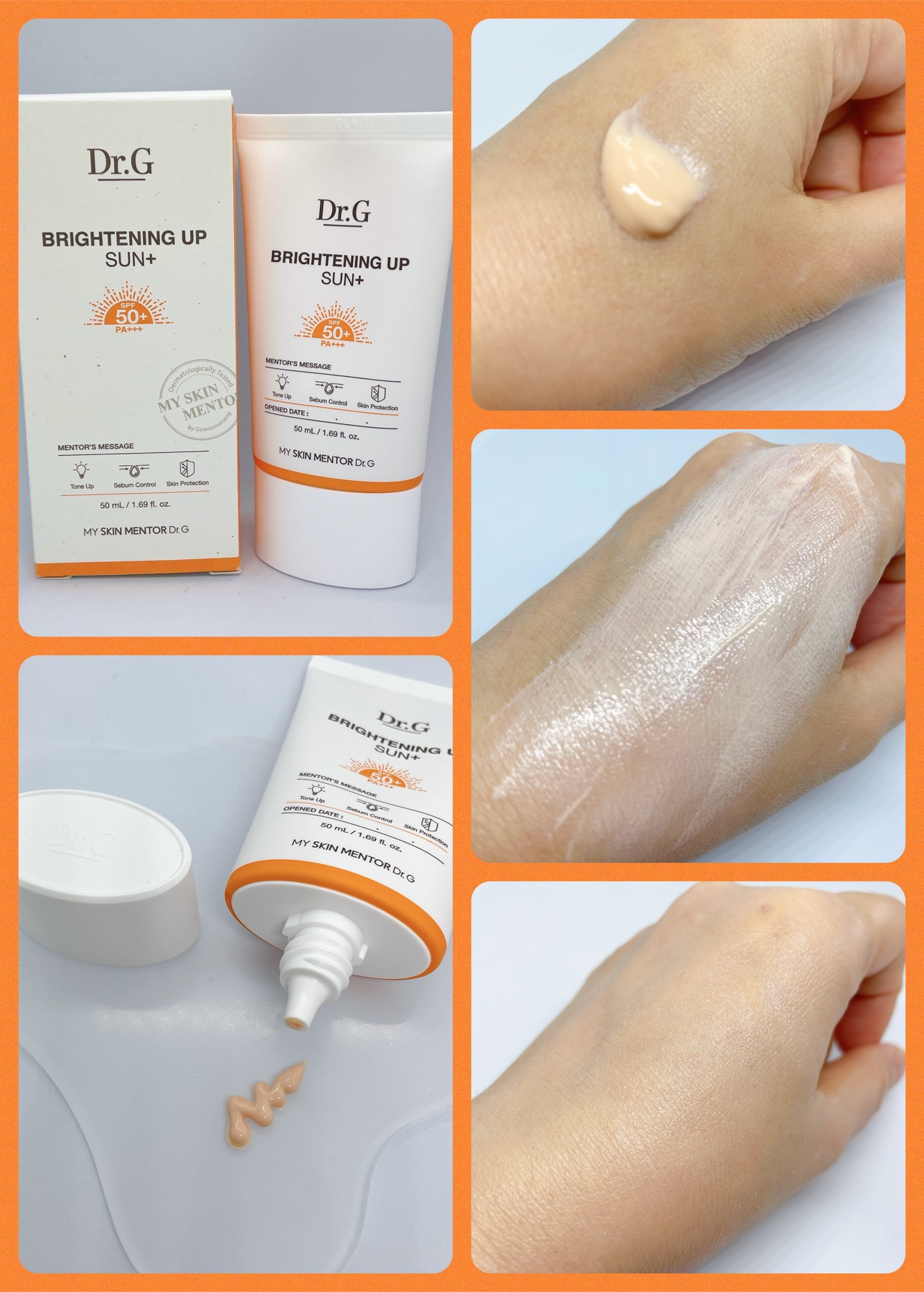 ブライトニングアップサンプラス/Dr.G/日焼け止めクリームを使ったクチコミ（2枚目）