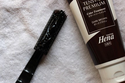 テンスターHenaプレミアム カラートリートメント/テンスターHenaプレミアム/ヘアカラーを使ったクチコミ(4枚目)