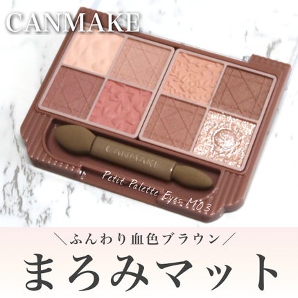 プティパレットアイズ(マットタイプ)/キャンメイク/パウダーアイシャドウを使ったクチコミ(1枚目)