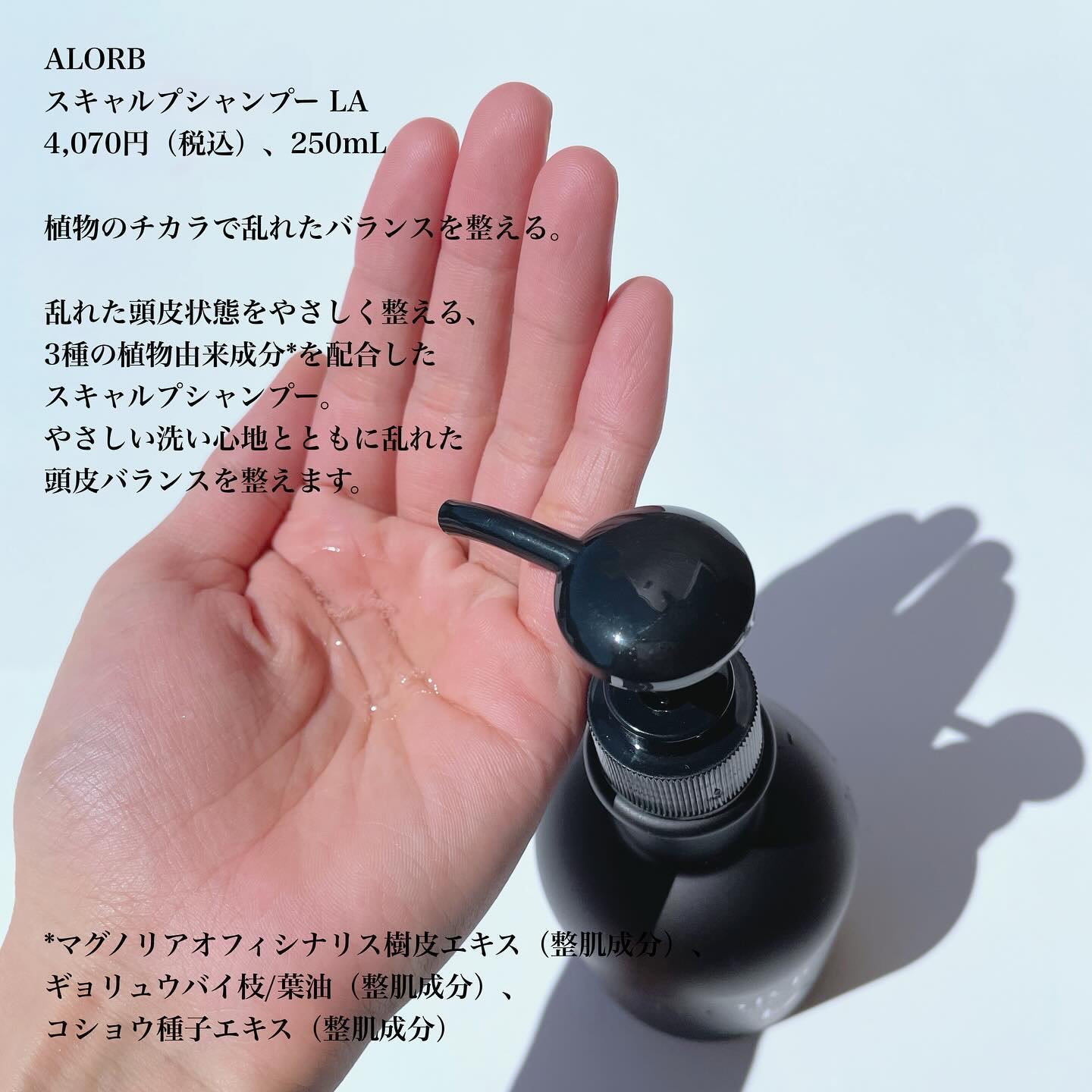 スキャルプシャンプーLA／トリートメントLA/ALORB/サロンシャンプーを使ったクチコミ（2枚目）