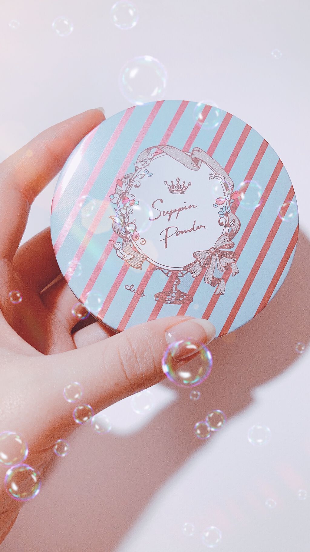 すっぴんパウダー  パステルローズの香り/クラブ/プレストパウダーを使ったクチコミ（3枚目）