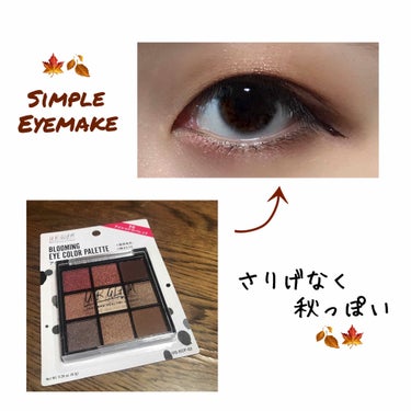 UR GLAM　BLOOMING EYE COLOR PALETTE/U R GLAM/アイシャドウパレットを使ったクチコミ（1枚目）