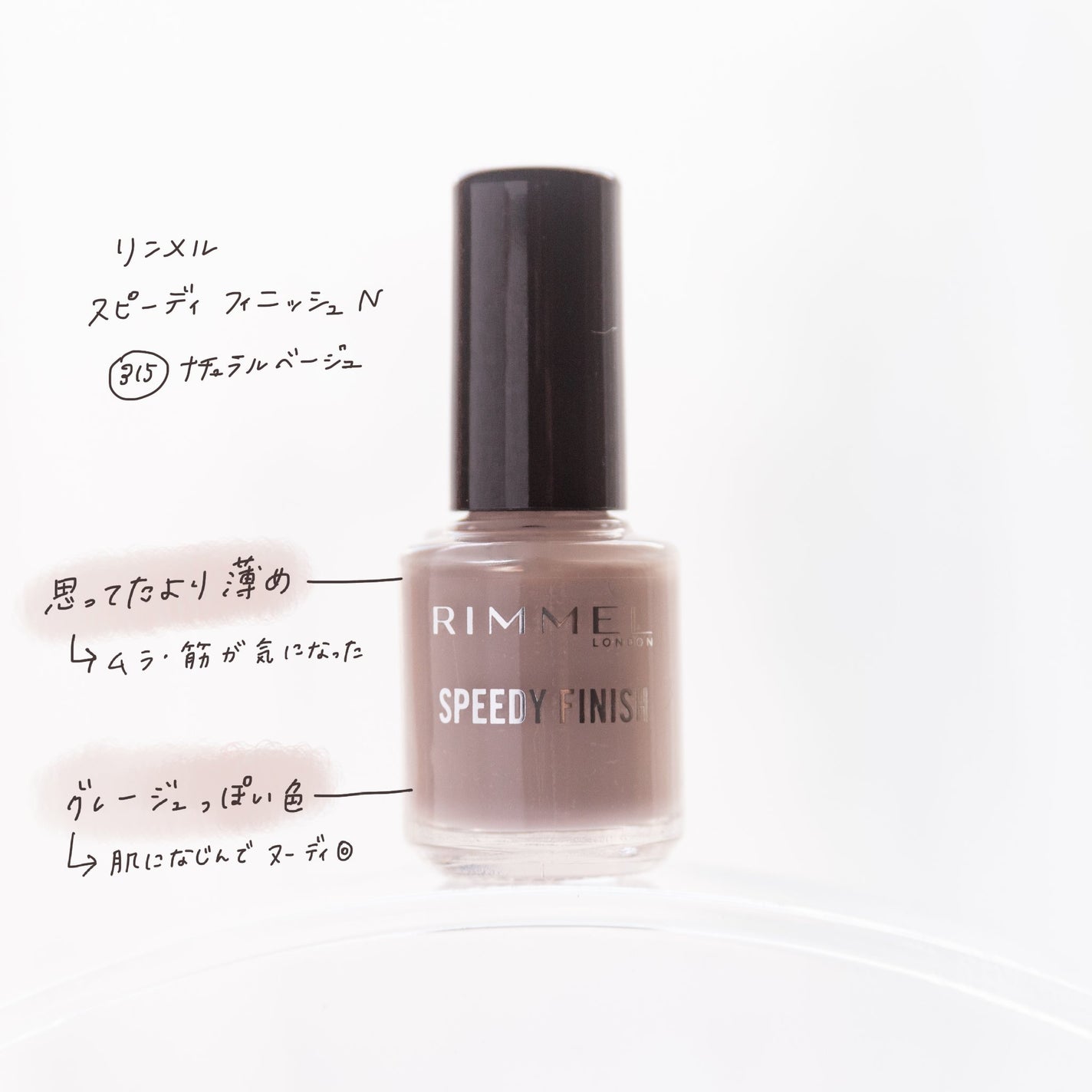 スピーディ フィニッシュ N/リンメル ロンドン/マニキュアを使ったクチコミ(2枚目)