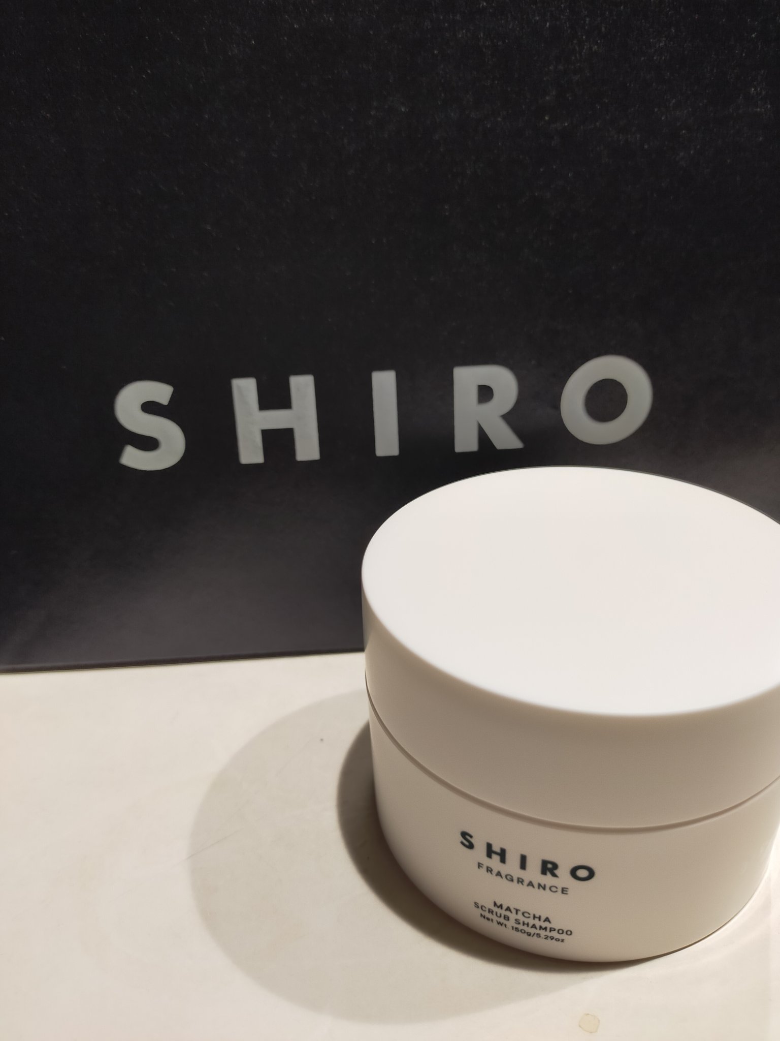 抹茶 スクラブシャンプー/SHIRO/頭皮ケアを使ったクチコミ（1枚目）