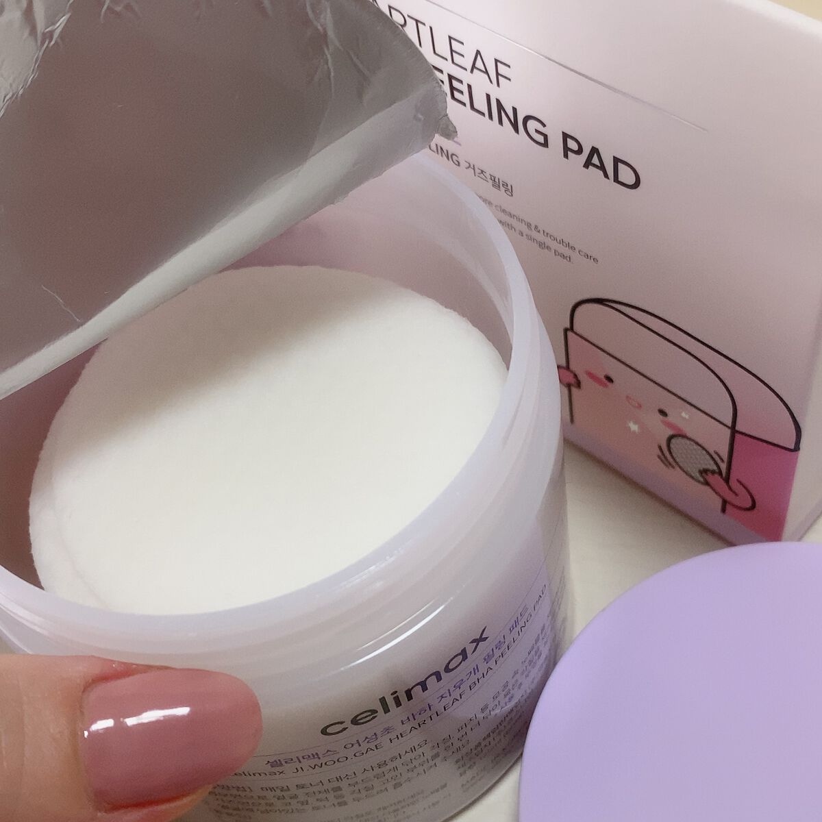 BHA消しゴムピーリングパッド/celimax/トナーパッドを使ったクチコミ(4枚目)