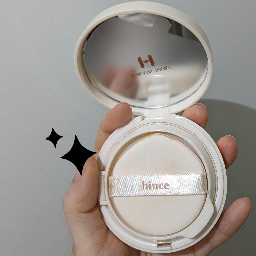 セカンドスキングロウクッション/hince/クッションファンデーションを使ったクチコミ(3枚目)
