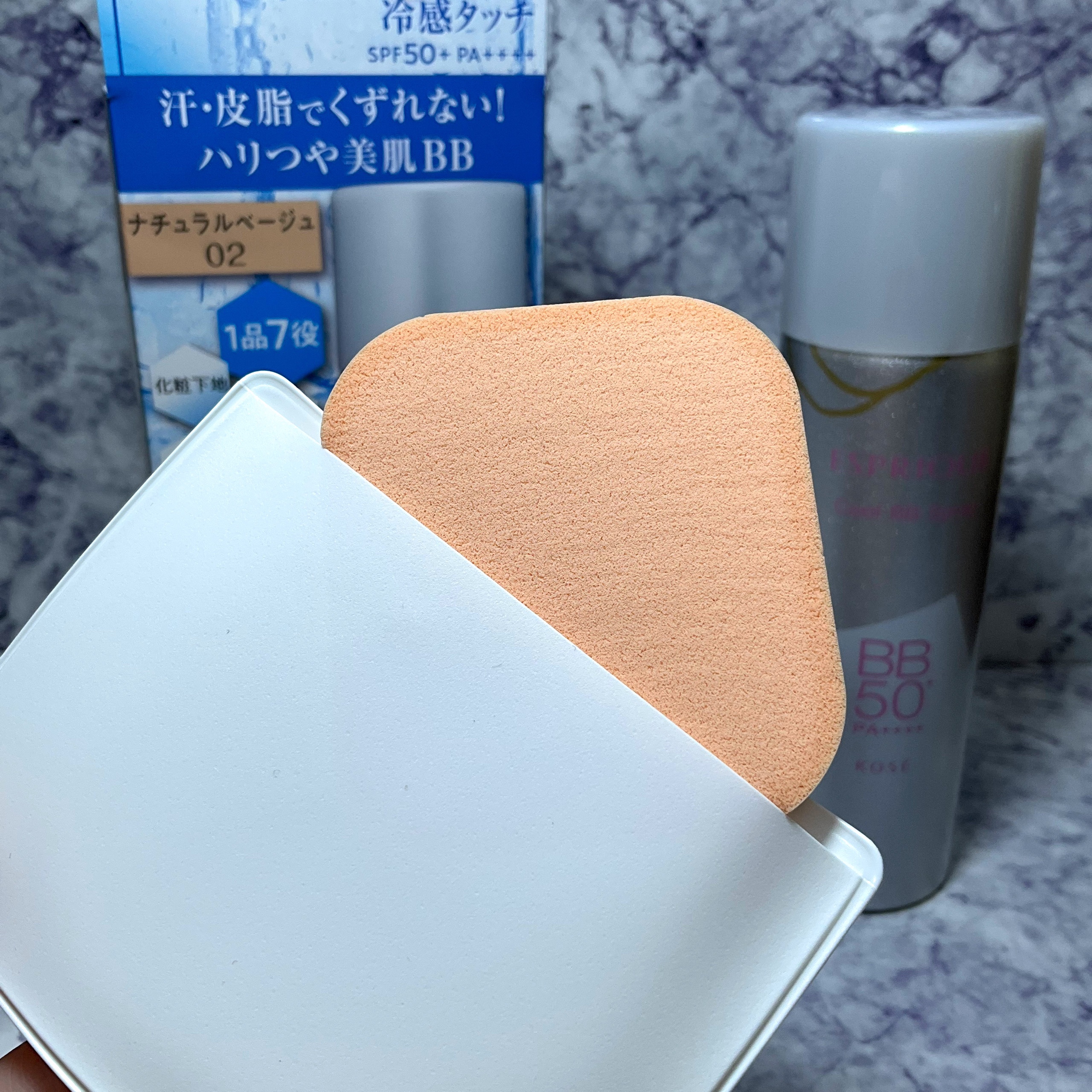 冷感タッチ BBスプレー UV 50 W 00 ピンクベージュ/ESPRIQUE/BBクリームを使ったクチコミ（3枚目）