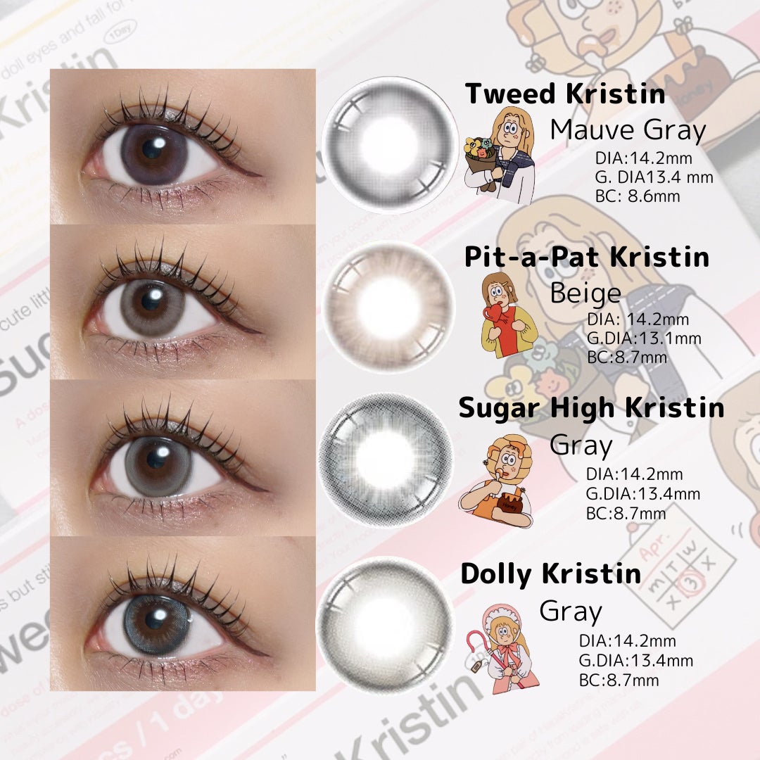 Sugar High Kristin Plus 1month/Hapa kristin/1ヶ月(1MONTH)カラコンを使ったクチコミ(10枚目)
