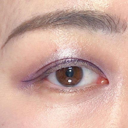 ろく on LIPS 「お久しぶりなパープルメイク☔今日は整体なのでマスカラ無し。#d..」(4枚目)