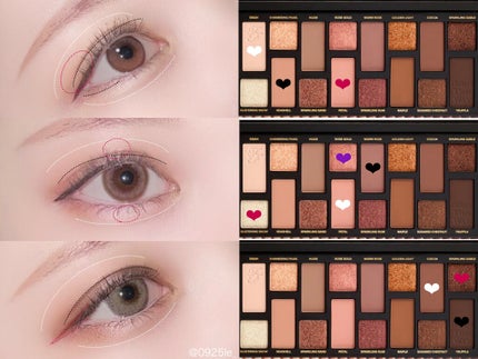 ボーン ディス ウェイ ザ ナチュラル ヌード アイシャドウ パレット/Too Faced/アイシャドウパレットを使ったクチコミ(5枚目)