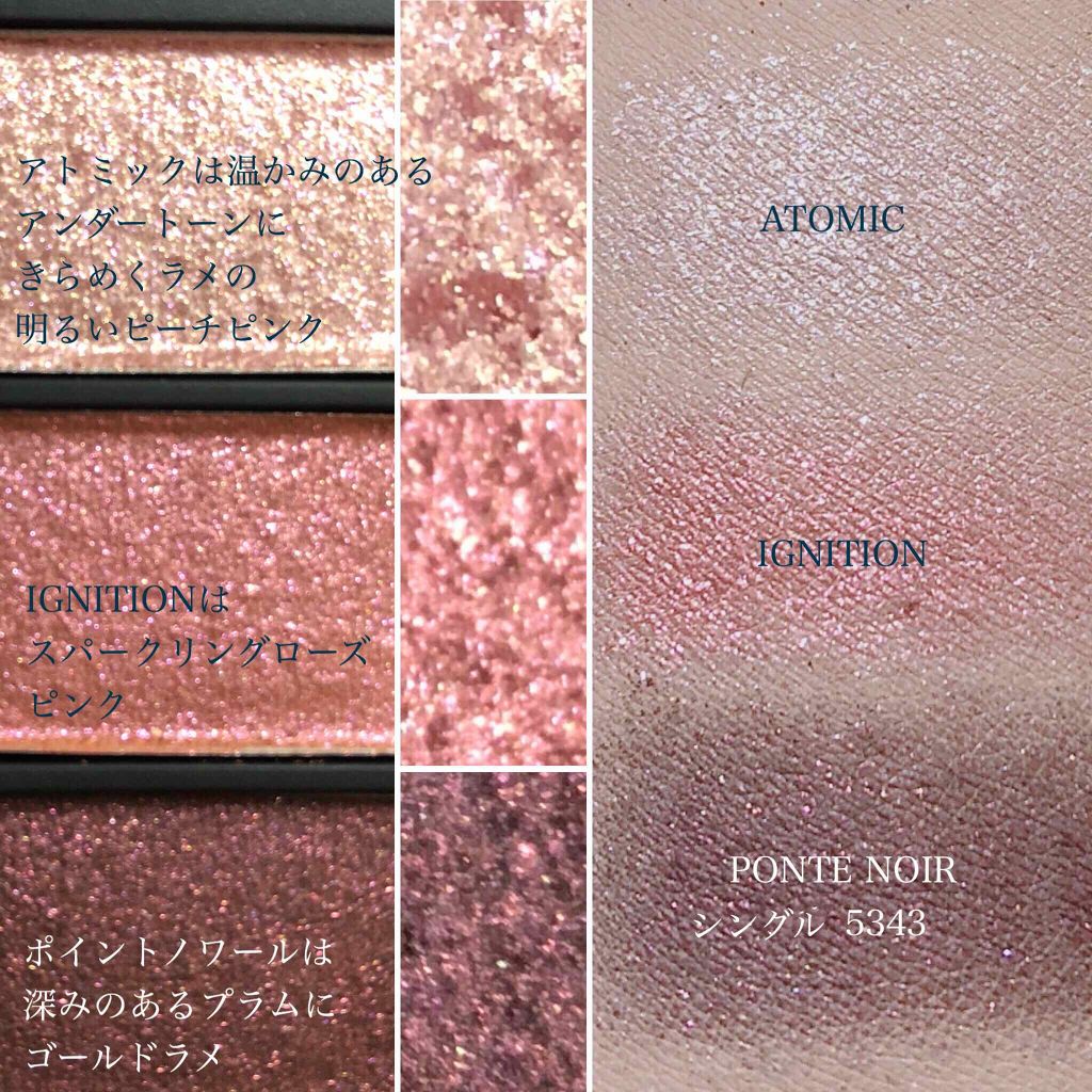 イグナイテッド アイシャドウパレット/NARS/アイシャドウパレットを使ったクチコミ(4枚目)