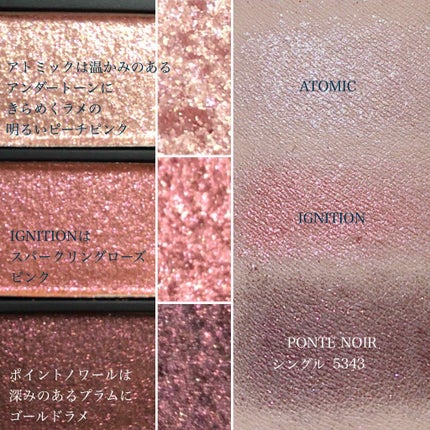 イグナイテッド アイシャドウパレット/NARS/アイシャドウパレットを使ったクチコミ(4枚目)