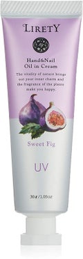 LIRETY UVハンド&ネイルオイルインクリーム スウィートフィグ