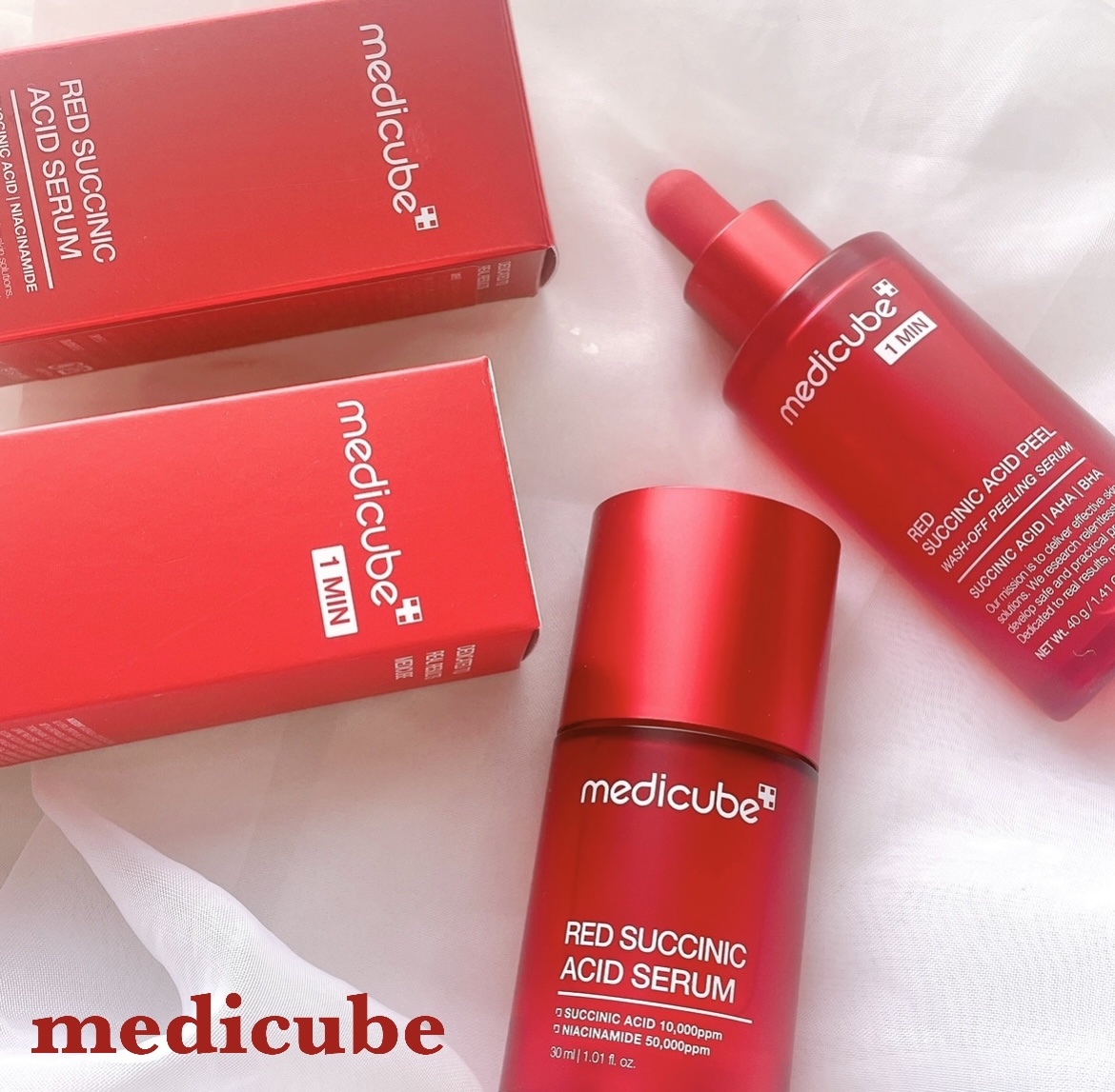 レッドアクネピーリングセラム/MEDICUBE/美容液を使ったクチコミ（1枚目）