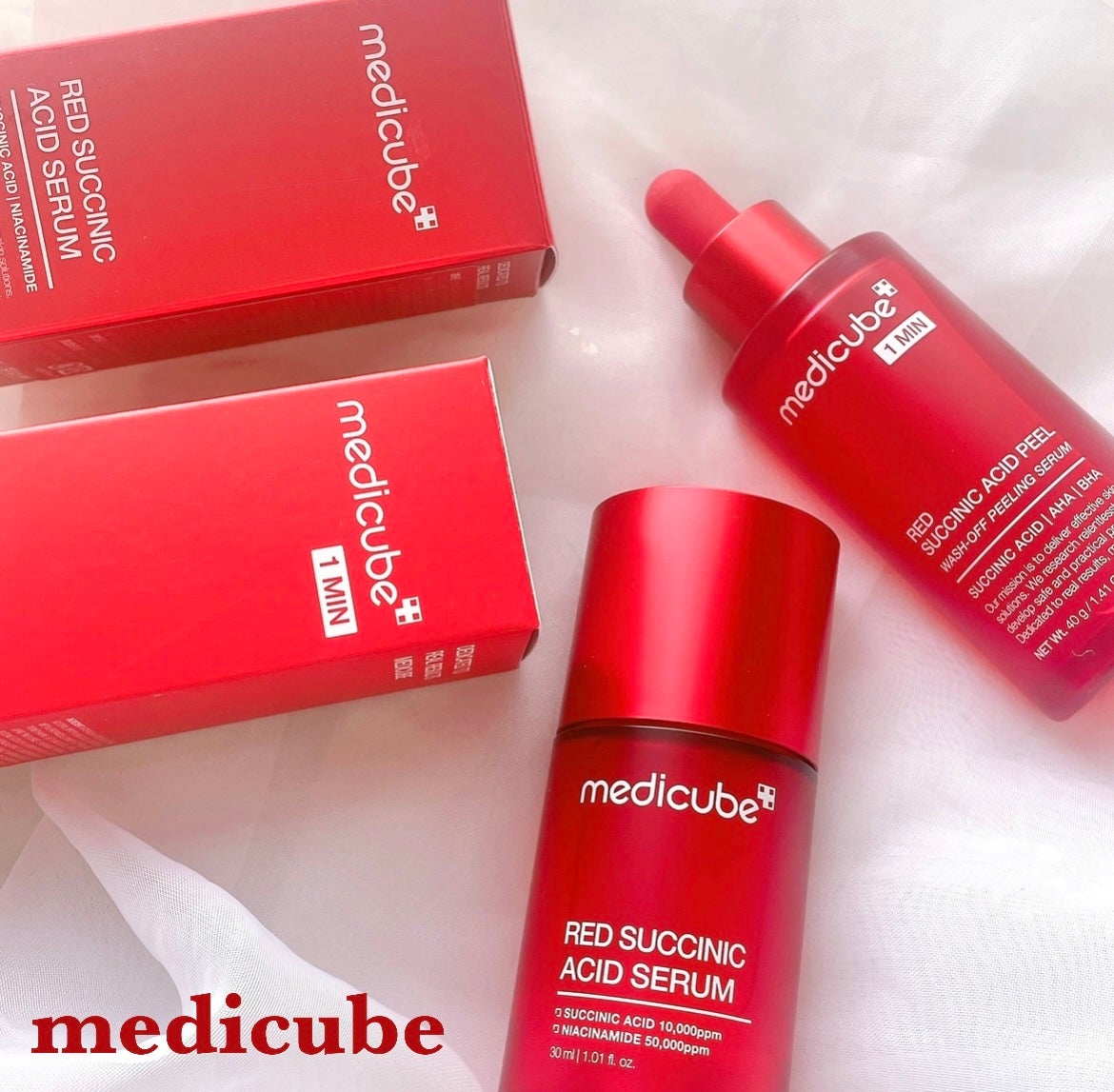 レッドアクネピーリングセラム/MEDICUBE/美容液を使ったクチコミ(1枚目)