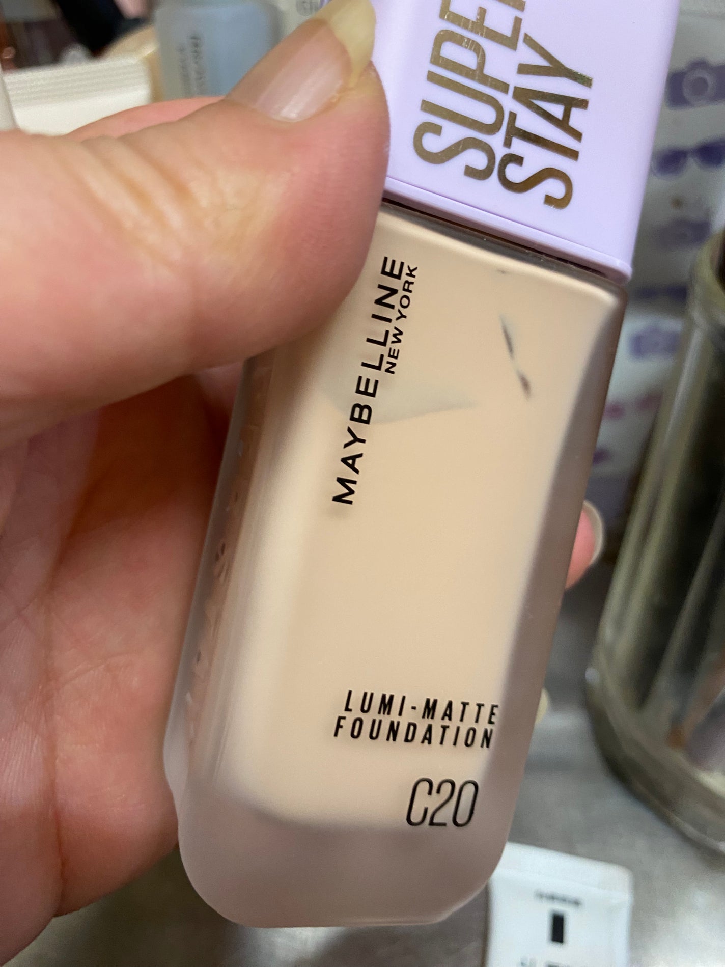 SPステイ ルミマット リキッド ファンデーション/MAYBELLINE NEW YORK/リキッドファンデーションを使ったクチコミ(1枚目)