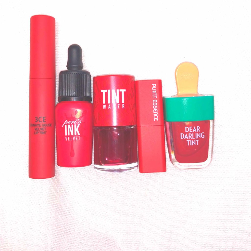 ディアダーリン ウォータージェルティント (アイスティント)/ETUDE/口紅を使ったクチコミ(2枚目)