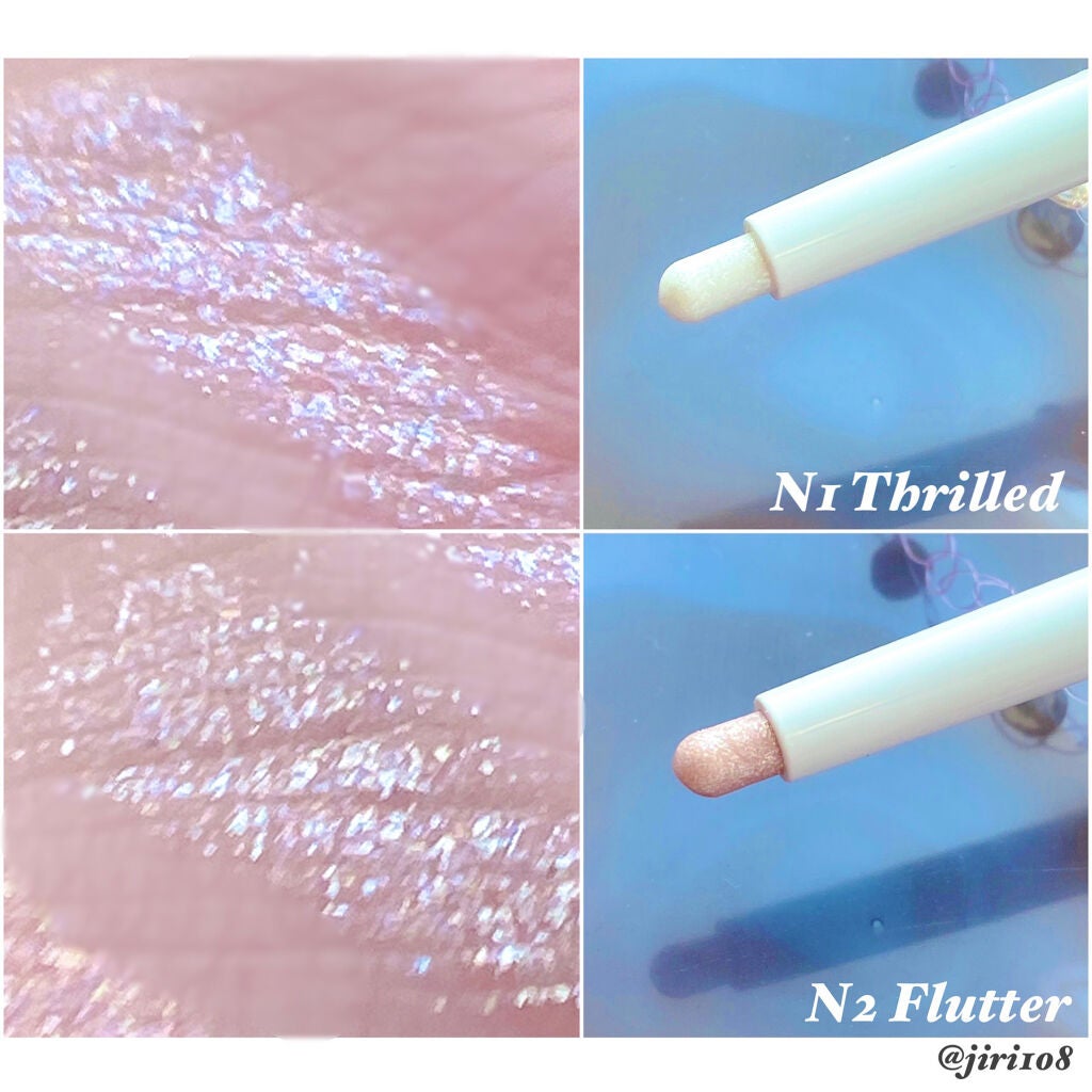 プリティー イージーグリッタースティック/unleashia/グリッターを使ったクチコミ(5枚目)