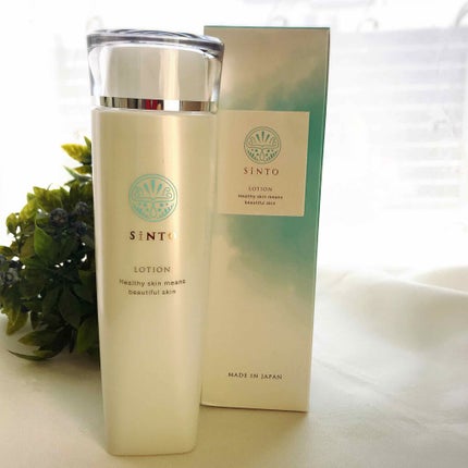 SiNTO ローションのクチコミ「サラッツとしています。
甘い柑橘系の香りがします。
もちっと仕上がって
感想肌にはいい感じで.....」(2枚目)