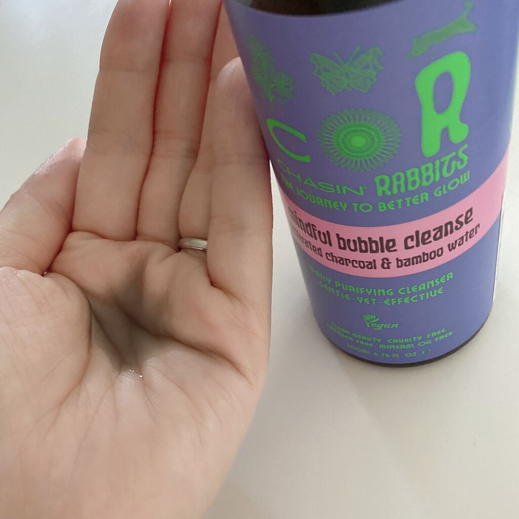 Mindful Bubble Cleanse/CHASIN'RABBITS/その他洗顔料を使ったクチコミ（3枚目）