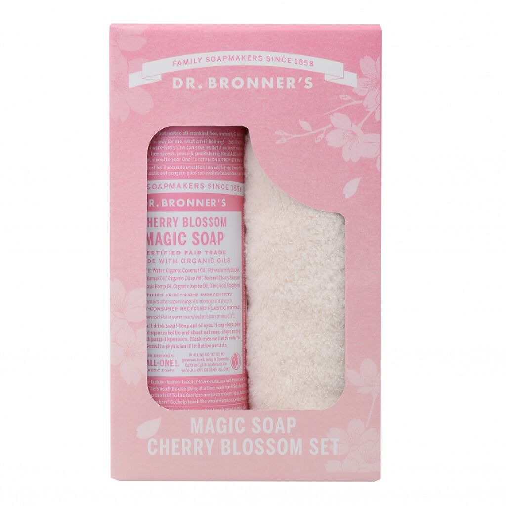 チェリーブロッサムセット マジックソープ+オリジナルオーガニックハンドタオル