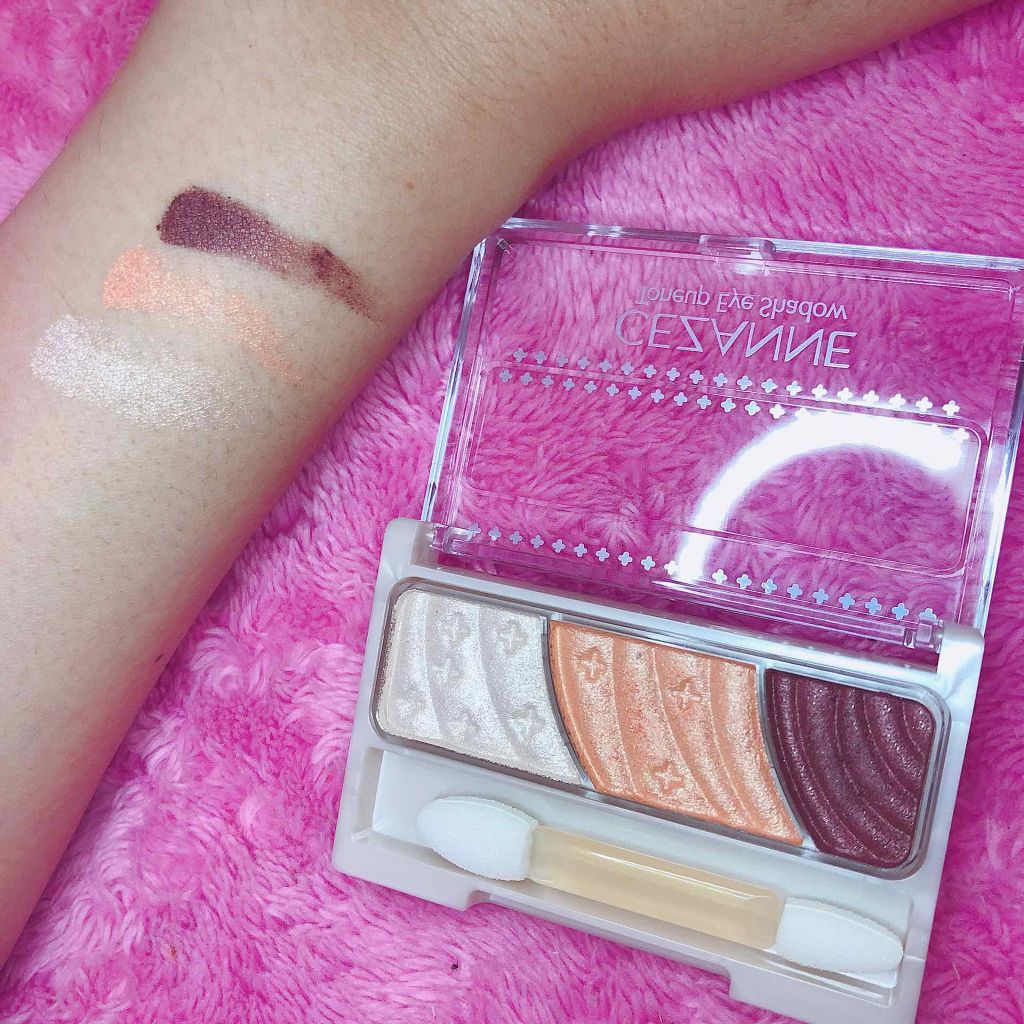 トーンアップアイシャドウ/CEZANNE/アイシャドウパレットを使ったクチコミ（2枚目）