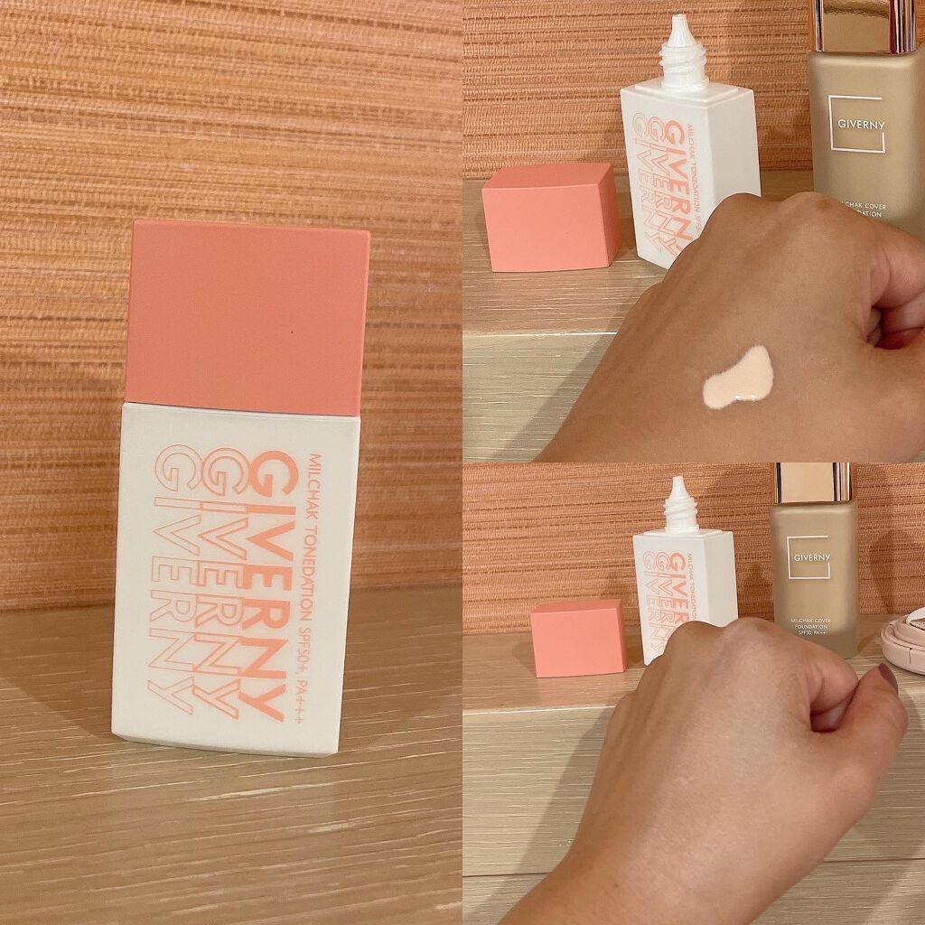 密着カバーファンデーション/GIVERNY/リキッドファンデーションを使ったクチコミ（2枚目）