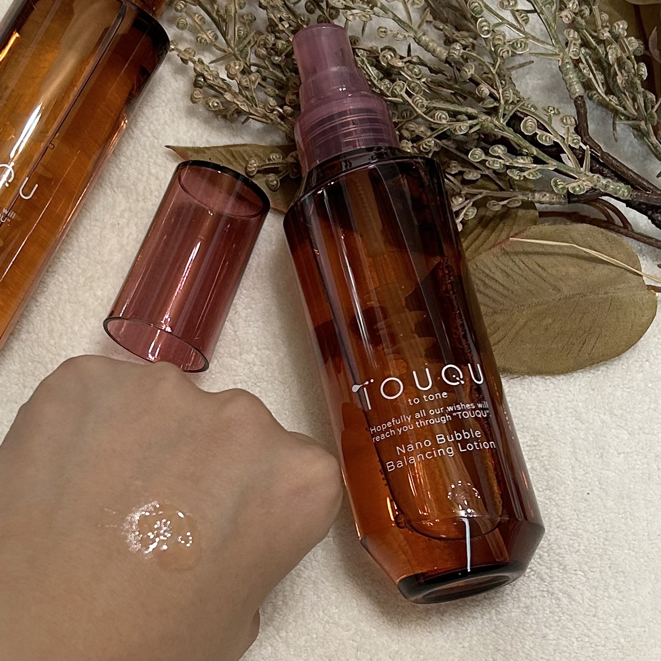 TOUQU to tone ナノバブル モイスチュアローション/TOUQU to tone/化粧水を使ったクチコミ（3枚目）